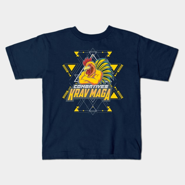 Combatives Power Kids T-Shirt by avaloxiart